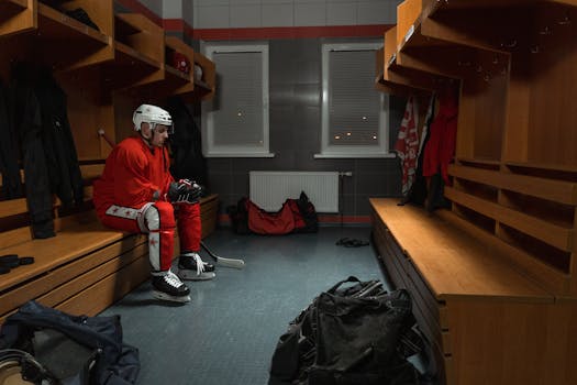 hockey training equipment and safety gear